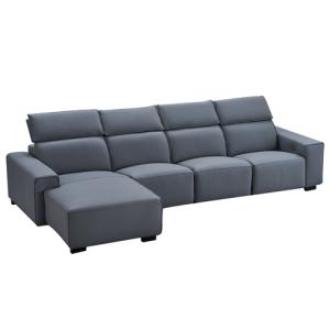 China Italian Living Room Smart Sofa Modern Simple Left And Right Corner Napa Leather Electric Sofa factory