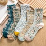 Customised logo slouch womens socks fashion custom cute cat fuzzy sport yoga