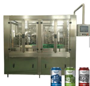 China Aluminum Can Craft Beer Filling Machine Ce Craft Beer Canning Line factory