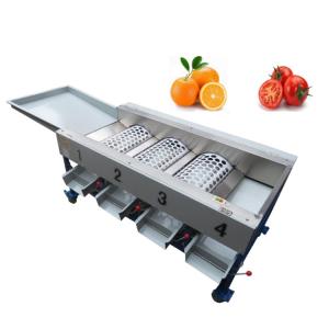 China 220v/380v Fruit Vegetable Processing Machine , Stainless Steel Apple Sorting Machine factory