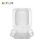 Best selling eco-friendly Water and oil proof Bagasse clamshell paper tableware