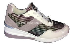 China Fashion Pu Imitation Suede Casual Shoes , Good Walking Performance High Heel Shoes factory