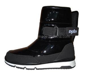 China Warm Fur Velcro Pu Winter Snow Boots Non Slip factory