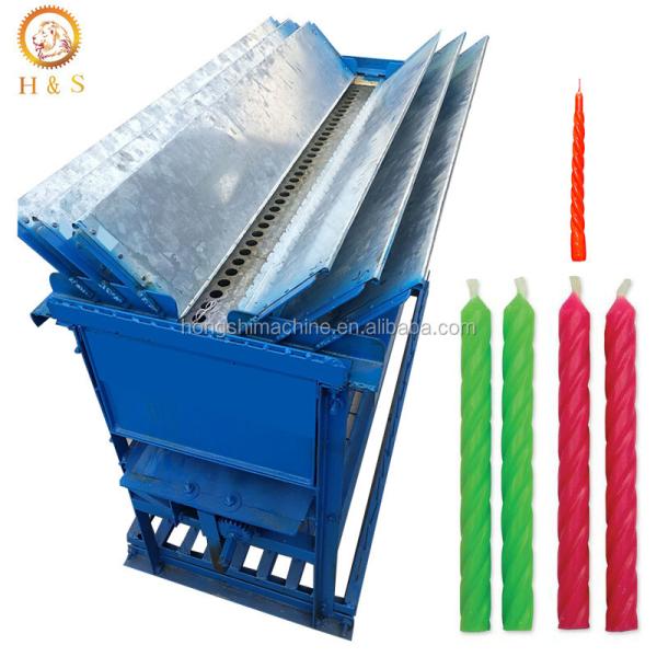 Industrial light birthday candle production machine manual spiral wax candle