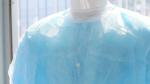 SGS Disposable Salon Capes PP SMS Spunlance Nonwoven Disposable Haircut Capes