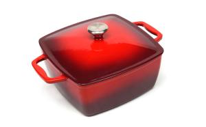 China Square Enameled Cast Iron Casserole factory