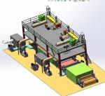 China Factory High Quality Ss Nonwoven Fabric Making Machine