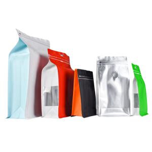 Customized Flat Bottom Coffee Packaging Bags