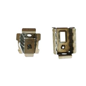 China OEM auto body sheet metal products, used for auto body metal stamping parts/mounting bracket on both sides of front seat factory