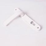 Hot selling aluminum plastic door lock plastic steel door lock handle lock door