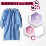 Stretchable Disposable Doctor Coat SMS Spunlace PP Disposable Medical Uniforms