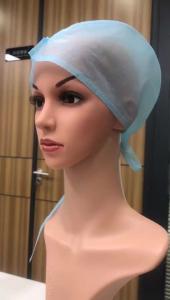 China Wholesale Unsiex Disposable Non Woven Cap With Ties Hospital Disposable Doctor Cap factory