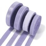 Multi color stretch strap women jacquard anti slip lingerie bra strap Invisible