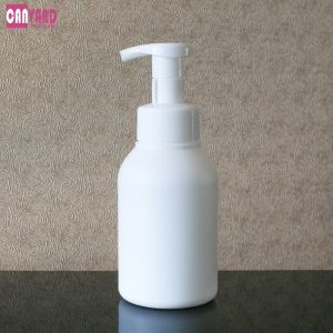 China 400ml HDPE plastic foam pump dispenser bottles empty container factory