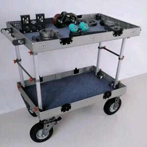 China Video Shooting Mobile Camera Cart , Professional Dolly Film Equipment factory