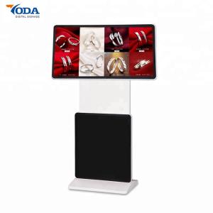 China Floor Stand Rotating Touch Screen Monitor 1080P Digital With Low Drive Voltage factory