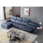 Corner Sofa Combination Italian Simple Multifunctional Leather Art Living Room