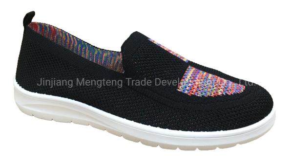 New Style Women′s Injection Shoes Fashion Shoes Flyknit Shoes Suede Leather