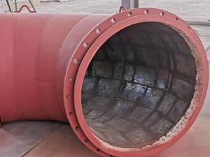 China Cast Basalt Tile Lined Elbows factory
