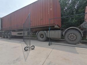 China Galvanized Powder Coated Temporary Construction Fence 6'x10' Powder Coated factory