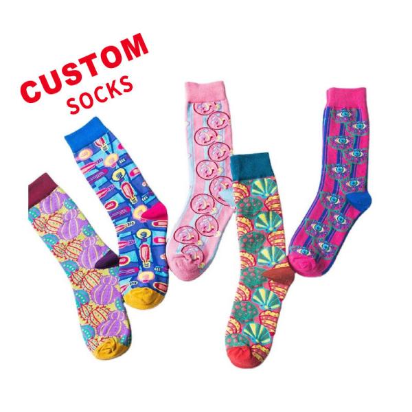 In-stock Wholesale Custom Design Cotton Sports Socks Autumn Winter Stylish