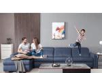 Corner Sofa Combination Italian Simple Multifunctional Leather Art Living Room