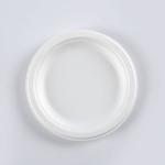 Wholesale 6 Inch Green Bagasse Pulp Biodegradable Disposable Plate For Food