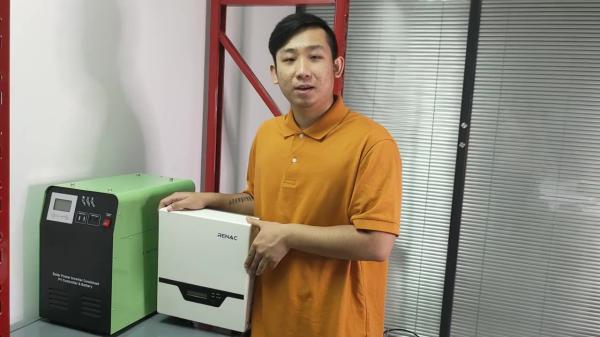 The 3 phase solar energy power hybrid inverter 1KW 2KW 3W for home ues IP 65
