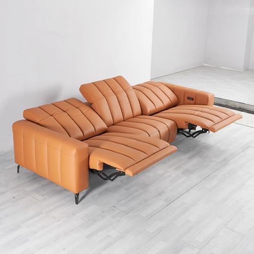 Modern Minimalist Fabric Multi-Functional Sofa Size Apartment Living Room Three