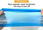 S&J Blue Plastic Protective Shoe Covers SBPP CPE Plastic Protective Foot Covers