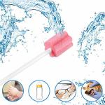 Disposable Dental Sponge Swabs Oral Hygiene White Swabs Teeth Whitening Plastic