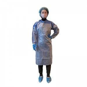 China Surgeon Disposable Protective Clothing Reinforced SMS Surgical gown factory