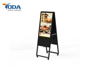 China Indoor 32 Inch Floor Stand Digital Signage Double Sided Display Screens Android 6.0.1 factory