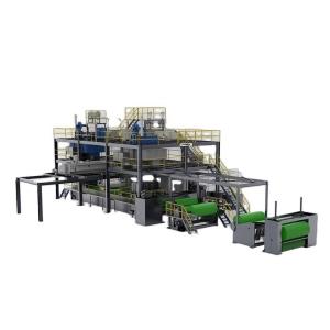 China 3200mm Factory Price SMS Spunbond&amp;Meltblow Non Woven Machine factory