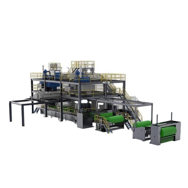 Pla / Petnon Woven Making Machine , Disposable Protective Clothing Non Woven