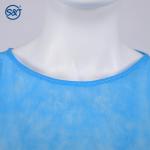 65g Plus Size Disposable Isolation Gowns Round Neck Doctor Isolation Gown