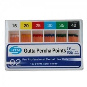 China Dental Disposable Gutta Percha Points 0.02 Taper factory