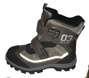 China Pu Waterproof Winter Boots , Kids Cute Winter Boots factory