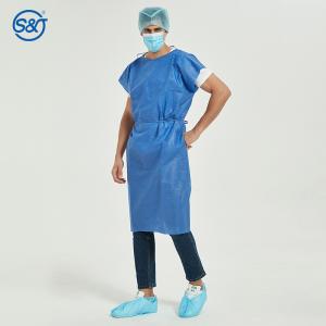 China Waterproof Dustproof Sterile Disposable Surgical Gown Anti-Static Medical Isolation Clothing factory