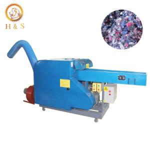 China industrial high efficiency automatic waste rags cutting machine factory
