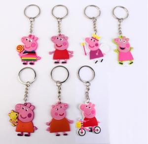 China Normal Packing Pvc / Rubber / Silicone Rubber Keychain Lightweight factory