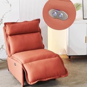 China New Single Seat Armrestless Fabric Sofa Modern Minimalist Technology Cloth Function Sofa Electric Chair factory