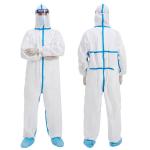 S&J Disposable medical workwear disposable coveralls with pockets