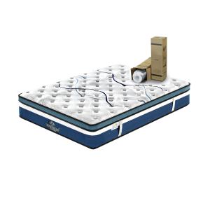 China OEM good quality knitting fabric pocket spring mattress roll up in a box factory