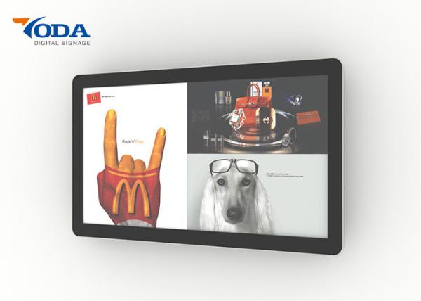 98 Inch Indoor Touch Screen Advertising Displays Wall Mount Advertising Display