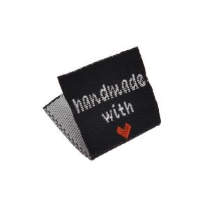 China Custom Garment Heat Cut Clothing Woven Label For Clothes Neck In Satin factory