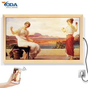 China 200 Watt Wooden Photo Frame With Video Music Bluetooth Customizable factory