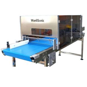 China automated commercial ultrasonic for brownie toast bread slicer cutter factory