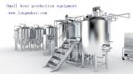 Brewhouse Longmaker Micro Beer Brewing Equipment 1000L Red Copper Beer Equipment