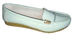 China Women Casual Leather Flat Shoes Sport Shoes factory